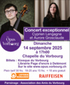 14 septembre 2025 concert